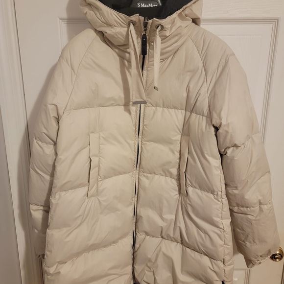 NWT Max Mara the Cube "Polar" reversible twill down jacket size 6 $1490 - Picture 2 of 6